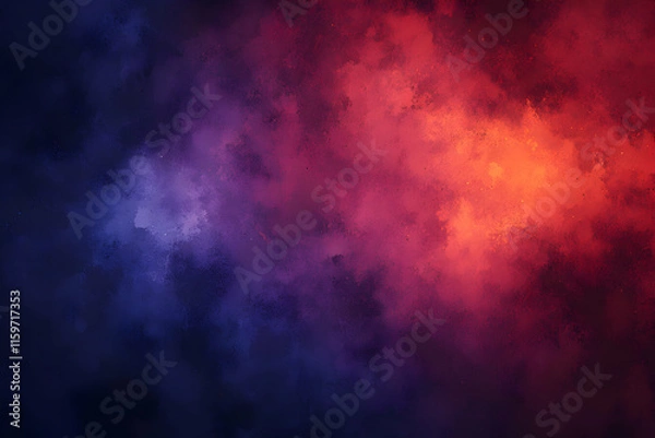 Fototapeta Abstract red and blue watercolor texture background. Perfect for digital art, websites, and design projects.