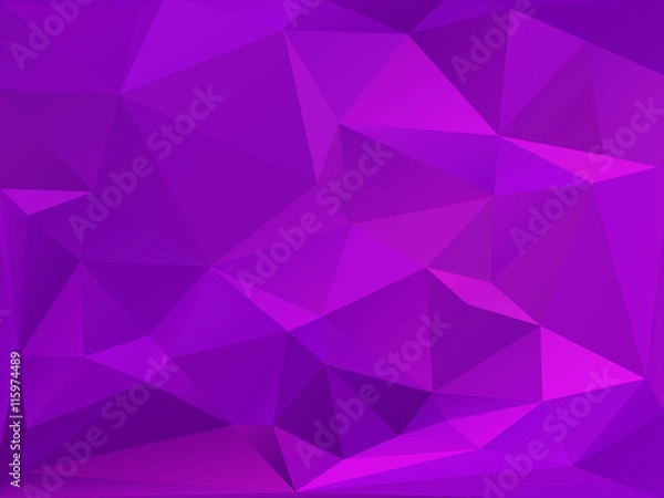 Fototapeta Purple polygon background