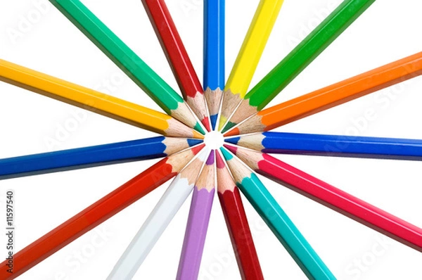 Obraz Multicolor Wooden Pens