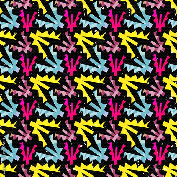 Fototapeta Graffiti Background seamless pattern