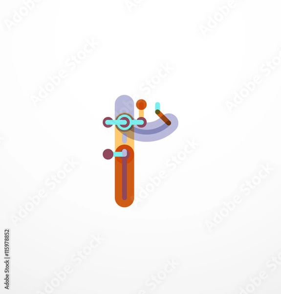 Fototapeta Vector letter logo