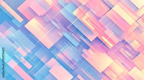 Fototapeta 幾何学模様の背景画像