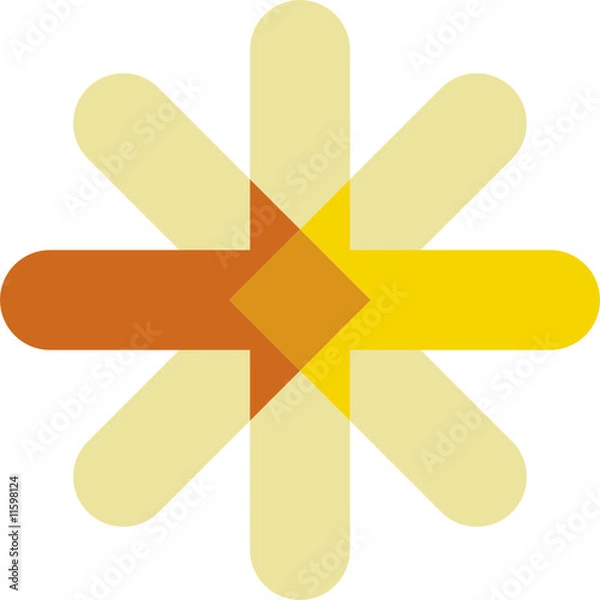 Obraz arrow asterisk