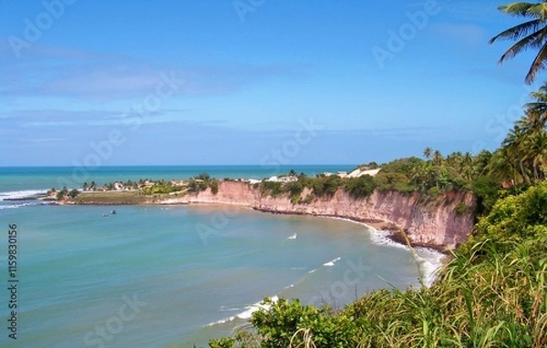 Obraz Cliffs on Tabatinga beach