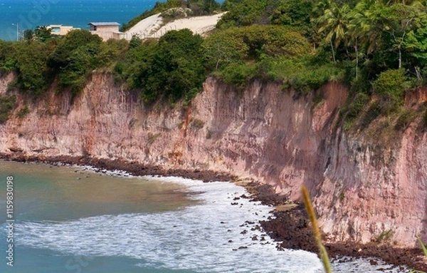 Obraz Cliffs on Tabatinga beach