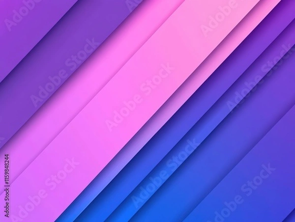 Fototapeta Abstract gradient background with diagonal lines in purple and blue hues.