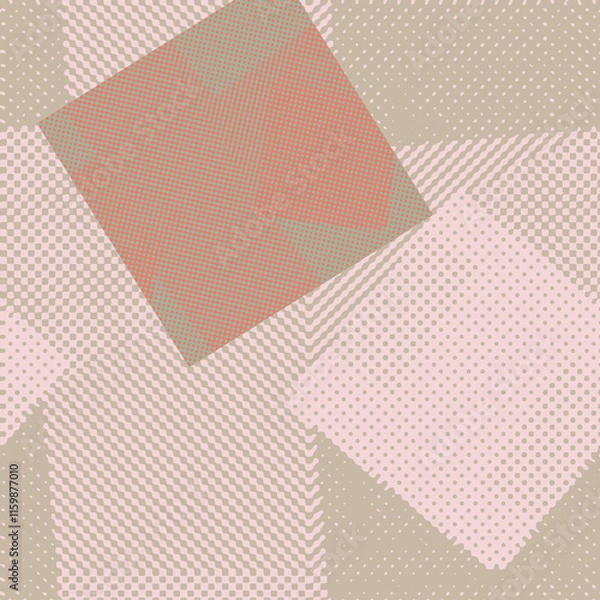 Fototapeta An abstract halftone grunge background image.