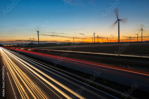 Fototapeta Infrastruktura autostradowa