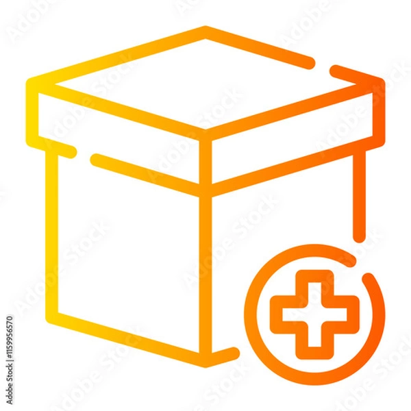 Obraz medical gradient icon
