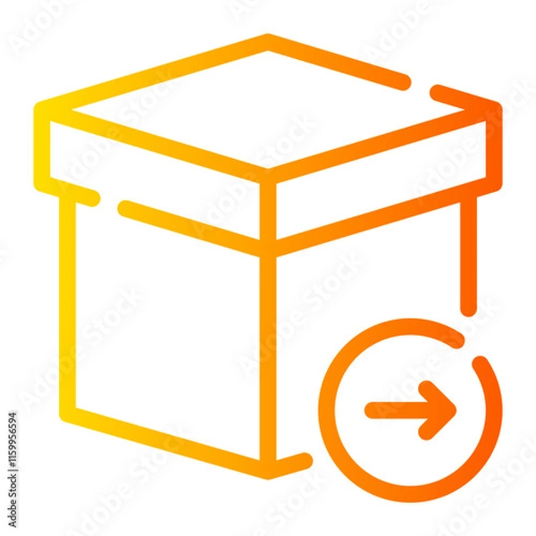 Obraz next gradient icon