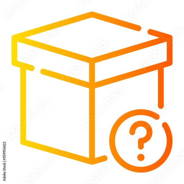 Obraz question gradient icon