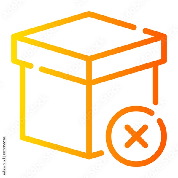 Obraz remove gradient icon