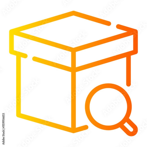 Obraz search gradient icon