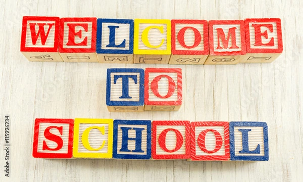 Obraz Welcome to school