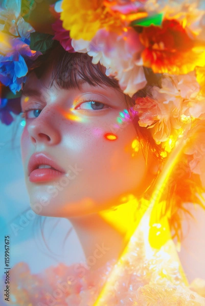 Fototapeta Floral Glow with Ethereal Light