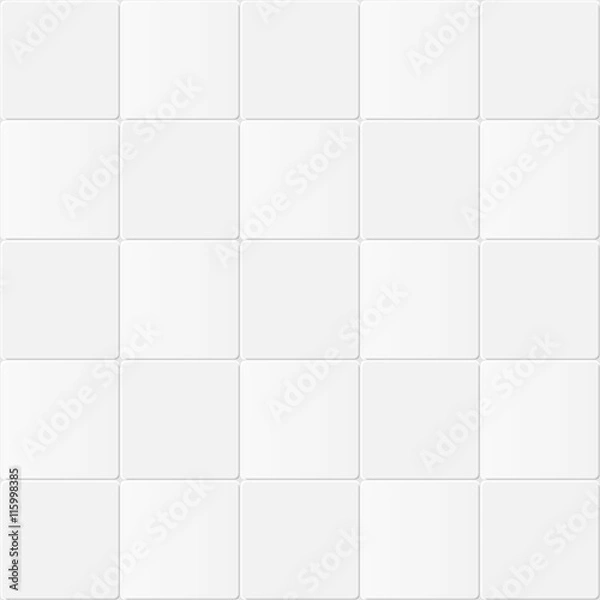 Obraz White tiles textures background