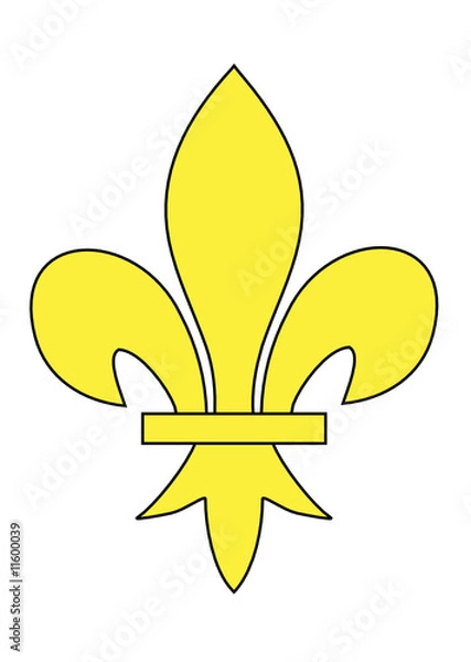 Fototapeta Fleur de Lys 010