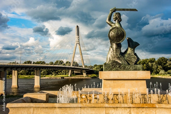 Fototapeta Warszawska Syrenka