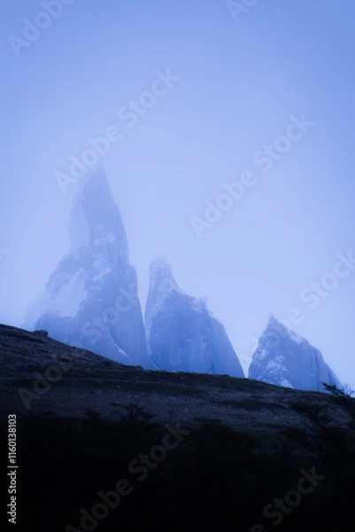 Obraz mountain and fog
