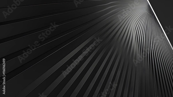 Fototapeta Artful Metallic Lines Generate by AI