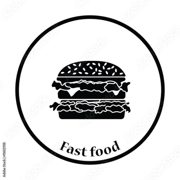 Fototapeta Hamburger icon