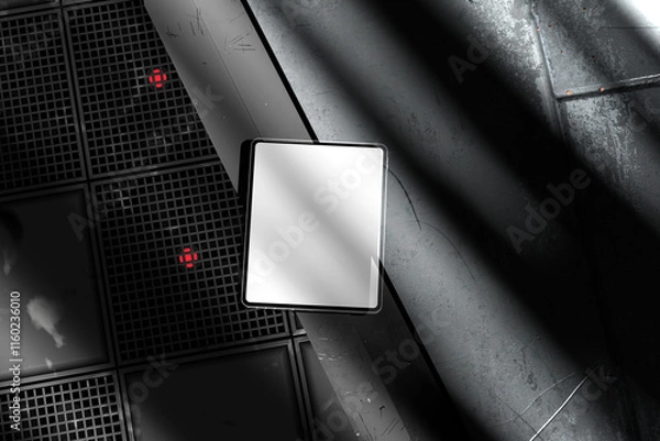 Fototapeta Digital Tablet Mockup Template for App and UI Presentation