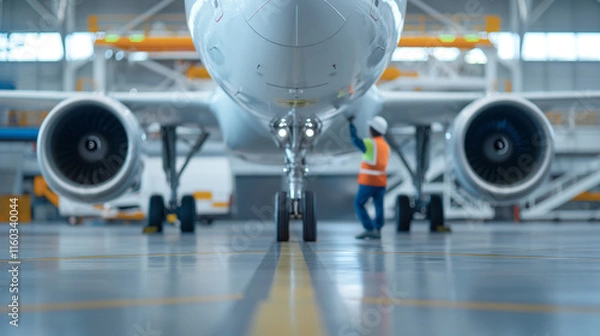 Obraz Aviation engineering airplain construction 