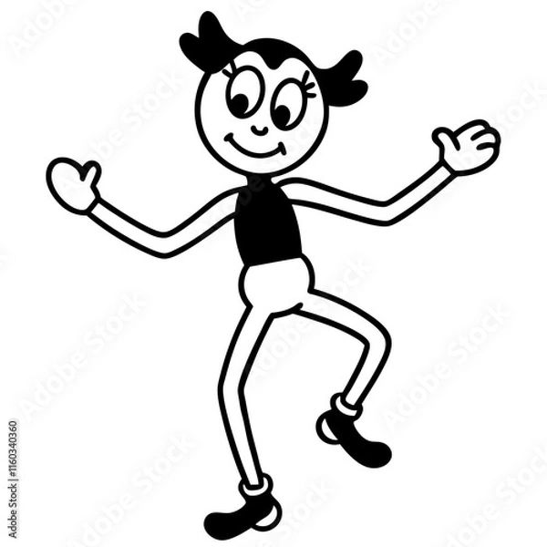 Obraz character running
