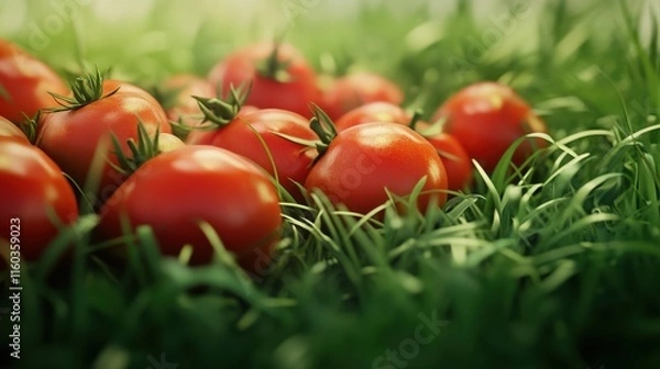 Obraz The Fresh Ripe Tomatoes