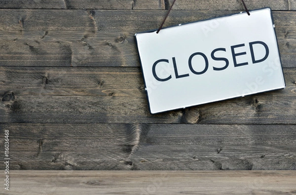 Obraz Closed on wooden table