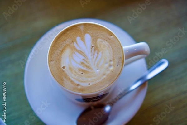 Obraz 美味しそうなカフェラテ