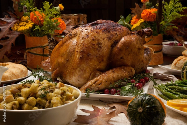 Obraz Rustic Thankgiving Dinner