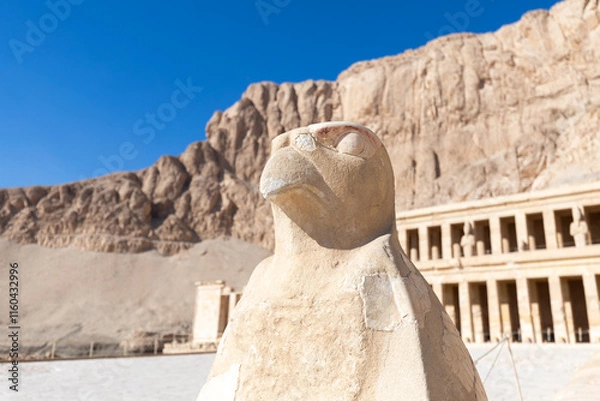 Obraz Mortuary Temple of Hatshepsut in the necropolis Deir el-Bahari of Thebes, Egypt, Luxor