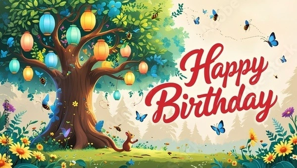 Fototapeta abstract christmas tree