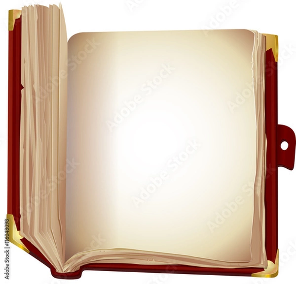 Obraz old book  brown cover