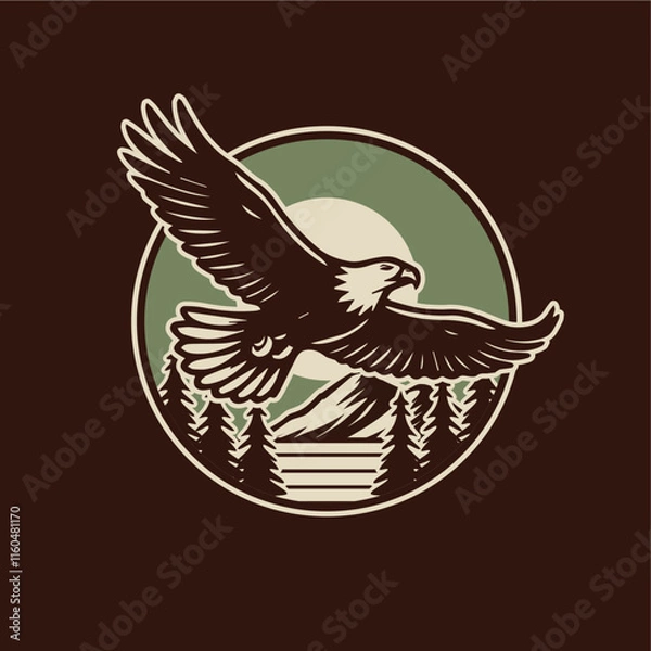 Obraz Eagle Vintage Logo