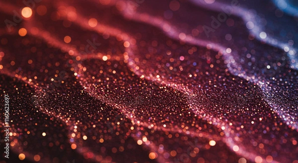 Fototapeta Abstract background that is colorful sparkling and shiny