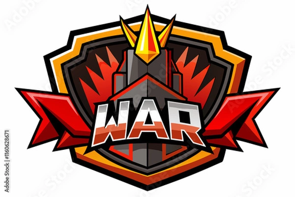Obraz  war logo game