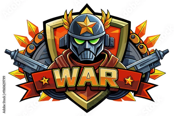 Obraz  war logo game