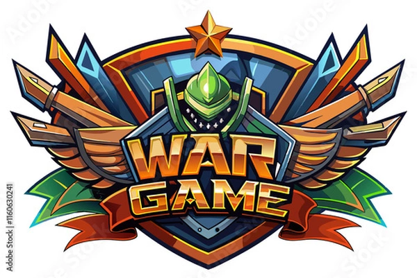 Obraz  war logo game