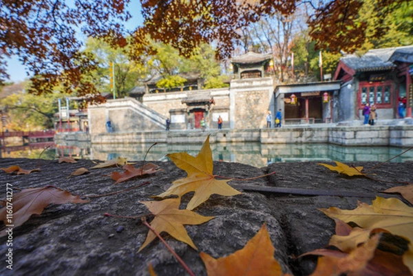 Obraz Scenery of Suzhou River in Summer Palace of Beijing.