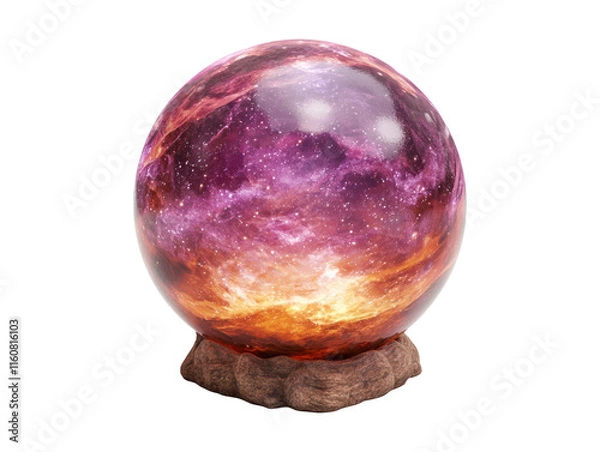 Obraz Mystical Orb in Cartoon Style for Enigmatic Game Design Concepts