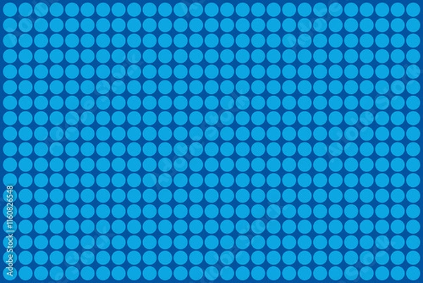 Fototapeta Background design concept of blue dotted texture isolated- vector illustration