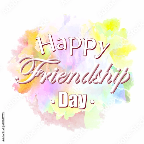 Obraz Happy friendship day