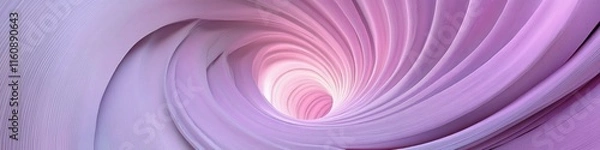 Fototapeta Swirling patterns in soft hues create mesmerizing, ethereal atmo