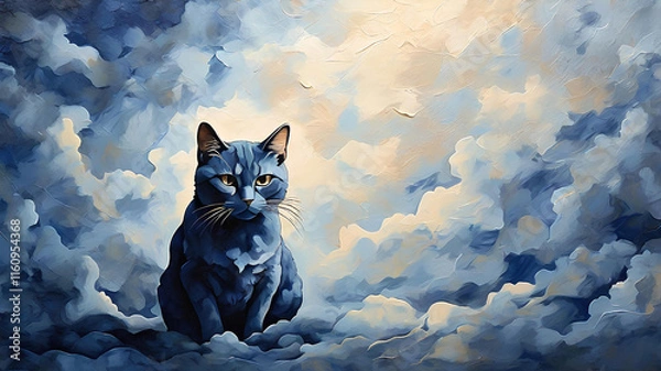 Fototapeta Blue background watercolor pattern,Abstract Blurred Colorful Background,illustration of an abstract blue background,abstract blue background