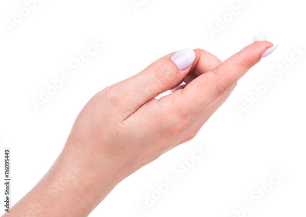 Obraz Young female hand