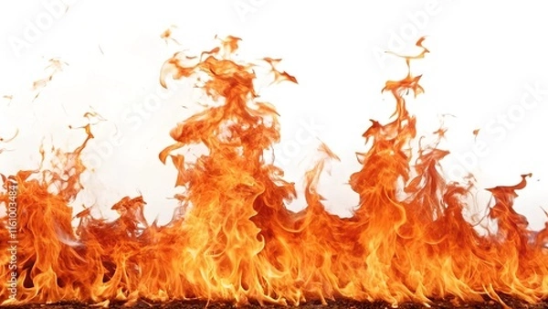 Fototapeta fire flames background