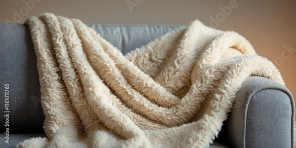 Fototapeta Cozy Up with Our Soft and Warm Textured Blankets Perfect for Snuggling on Chilly Nights