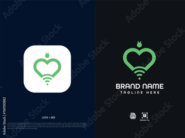 Obraz Brand identity logo 